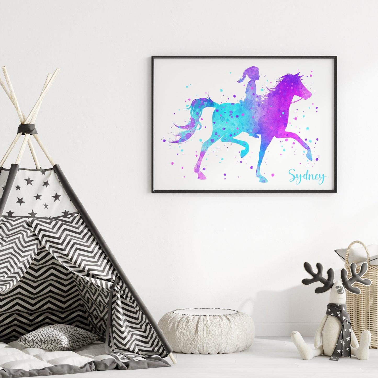 Personalized Horseback Riding Poster - HRG01