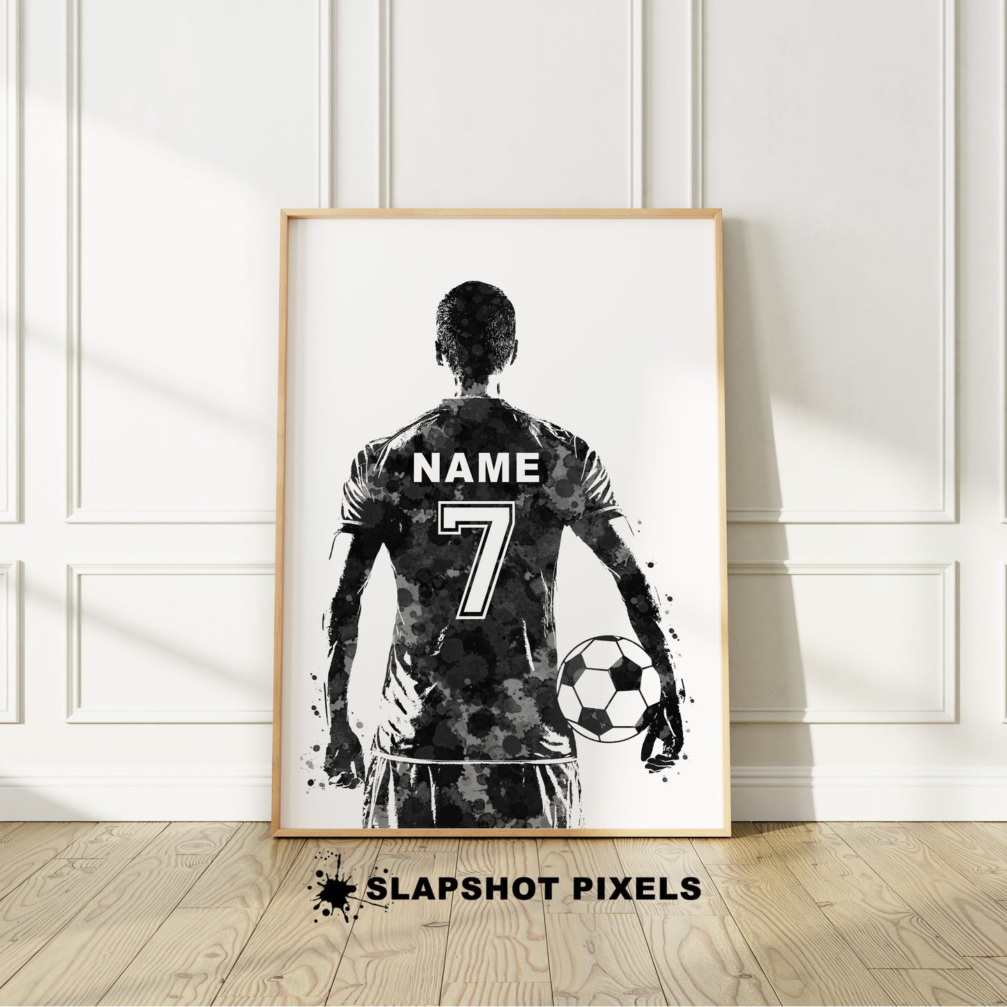 Personalized Soccer Poster - Soccer Gifts For Boys - SB03