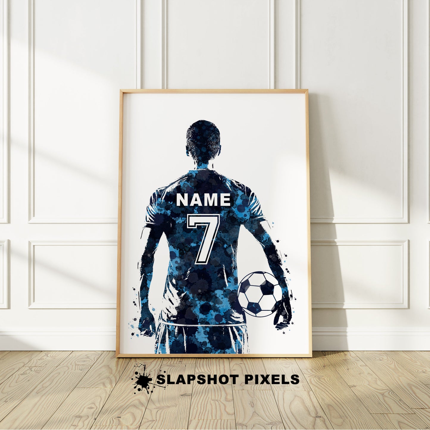 Personalized Soccer Poster - Soccer Gifts For Boys - SB03