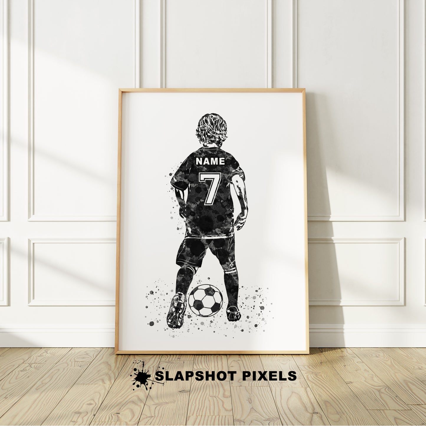 Personalized Soccer Poster - Soccer Gifts For Boys - SB31