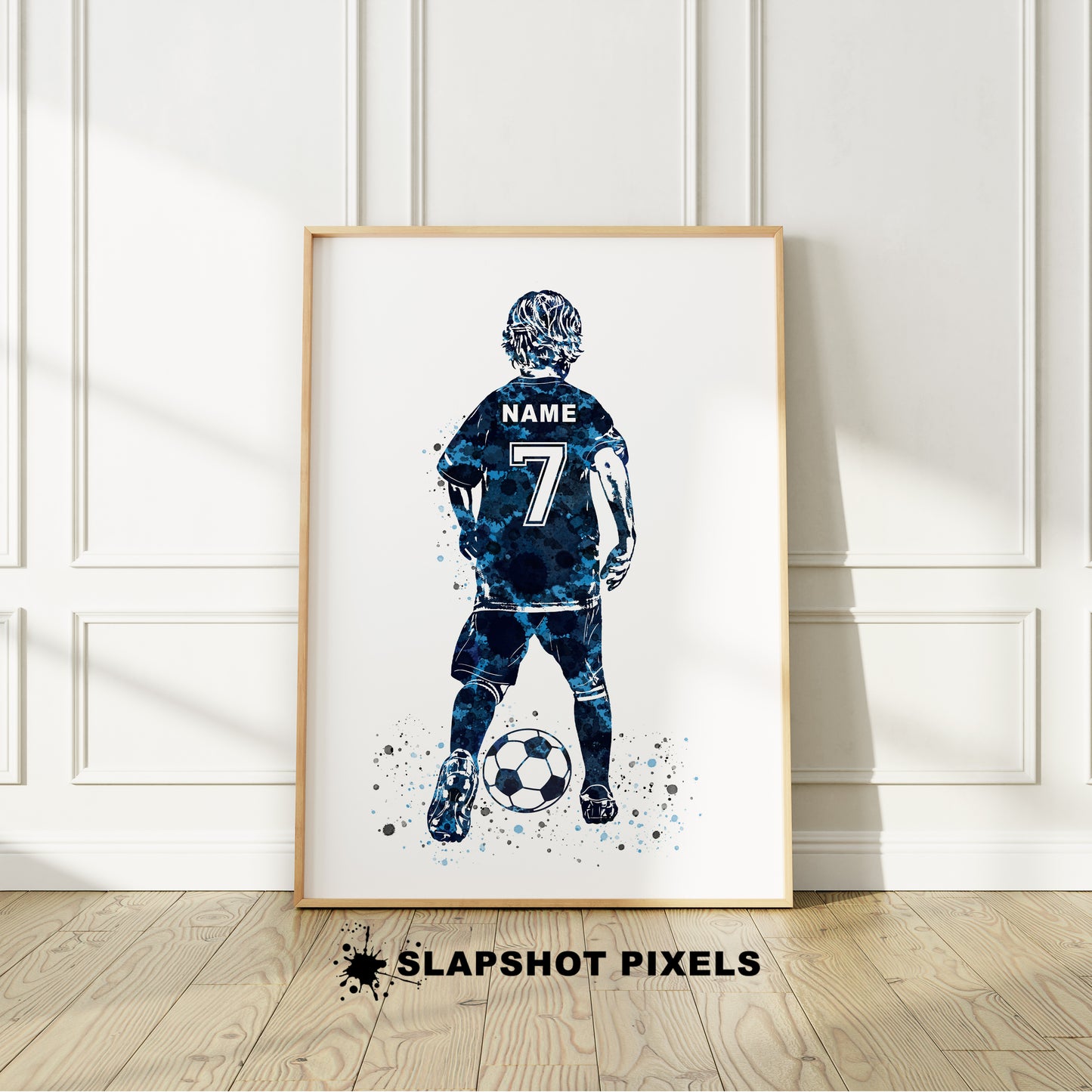 Personalized Soccer Poster - Soccer Gifts For Boys - SB31