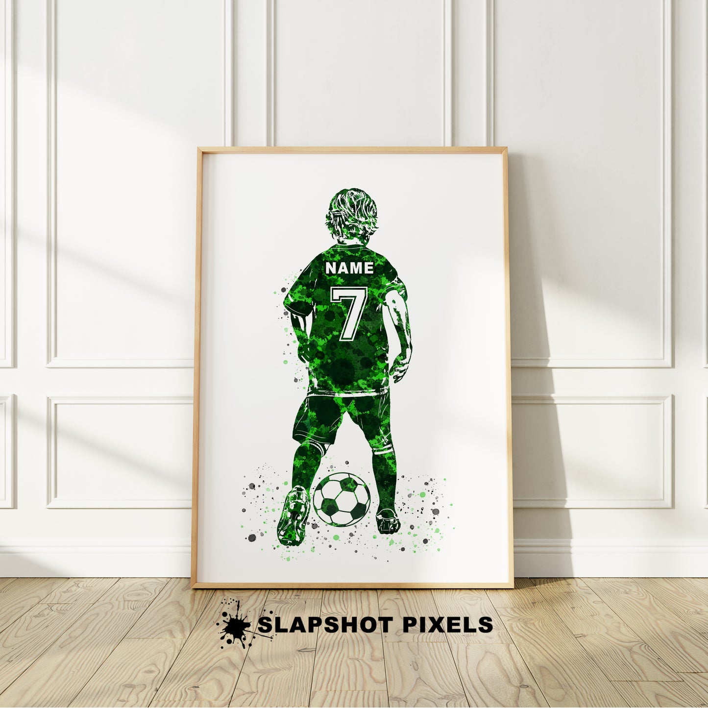 Personalized Soccer Poster - Soccer Gifts For Boys - SB31