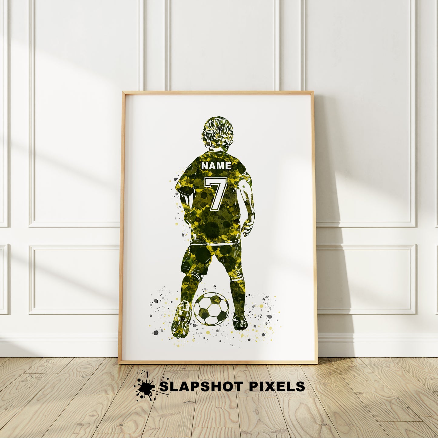 Personalized Soccer Poster - Soccer Gifts For Boys - SB31